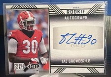 2020 Sage Hit - Rookie Autographs Tae Crowder #A76 (AU, RC)