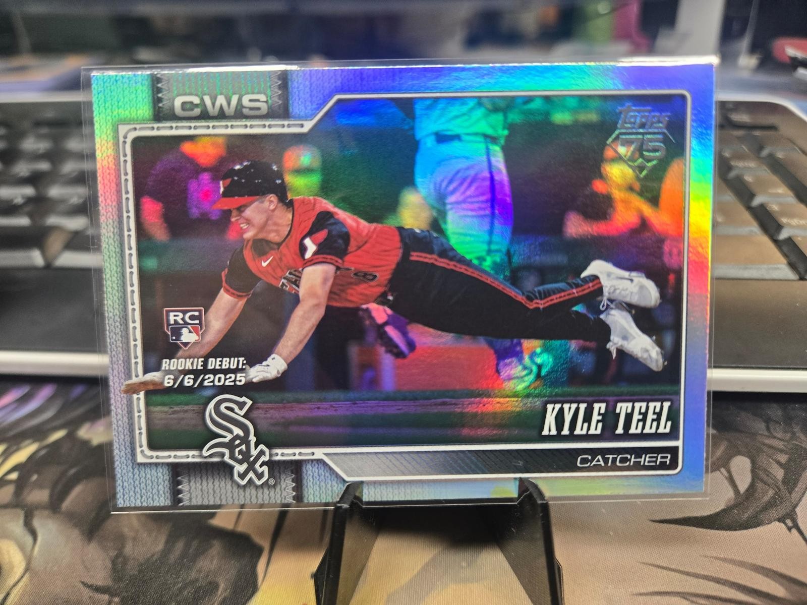 2026 Topps Update #US259 Kyle Teel Rainbow Foil