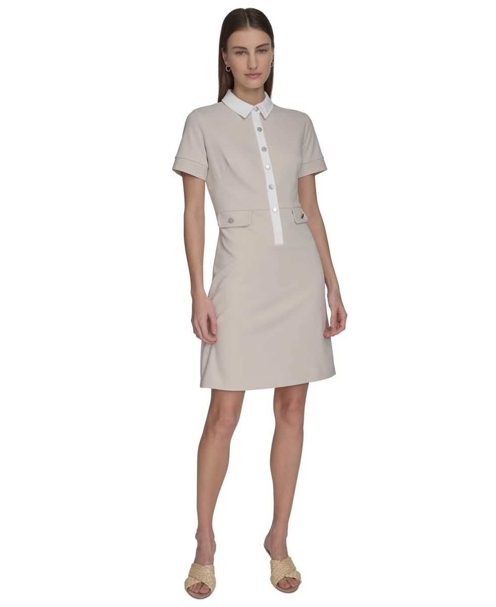 Calvin Klein Knee Length Short Sleeve Casual Dresses for  display picture 2