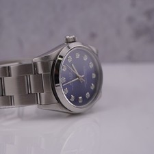 Rolex Oyster Perpetual 31mm Stainless Steel Blue Dial Watch 67480 8