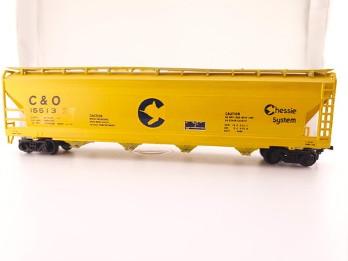 *LEER Bachmann escala HO PERSONALIZADO sistema de ajedrez tolva de grano C & O 15513 vagón de tren | Condition: Used