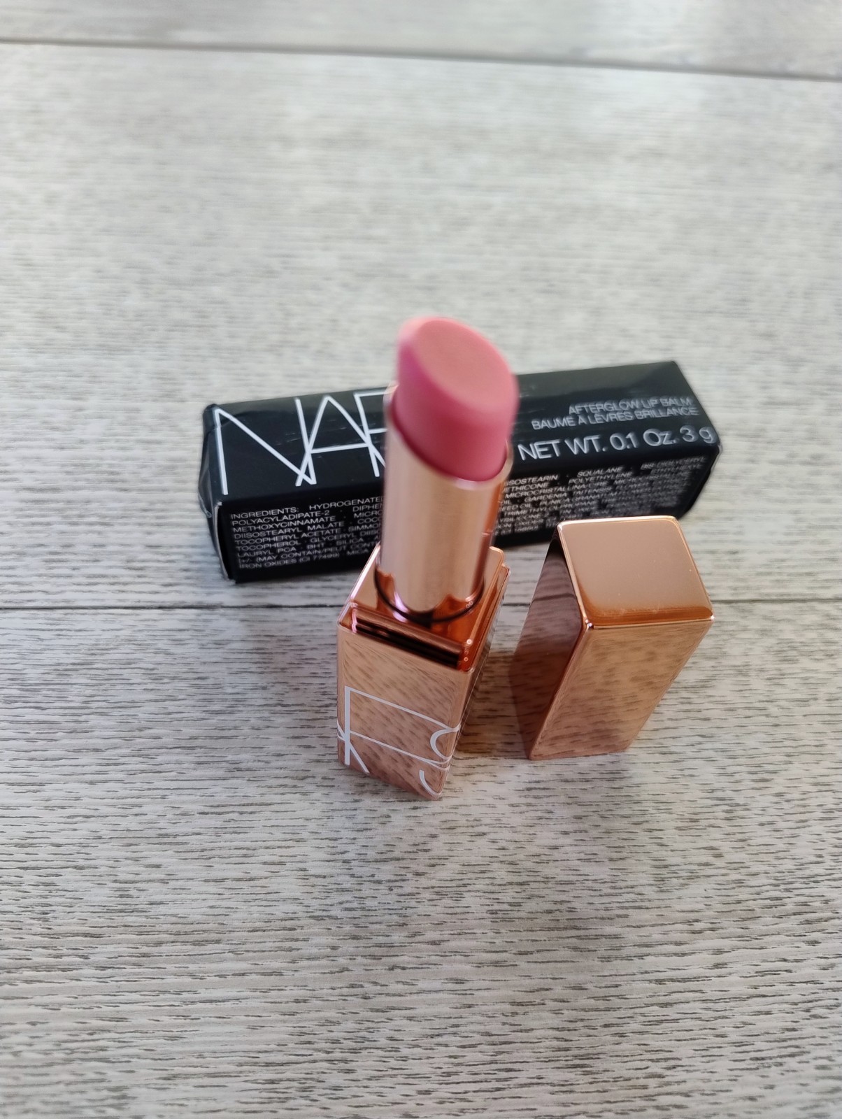 Nars Afterglow Lip Balm In Orgasm 3g.