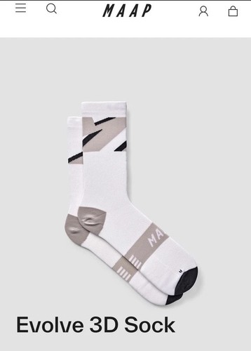 Chaussettes MAAP Evolve 3D XS | Noires Unisexe Vélo Performance
