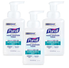 Purell Advanced Hand Sanitizer 2in1 Moisturizing Foam, Naturally  Pack of 3 