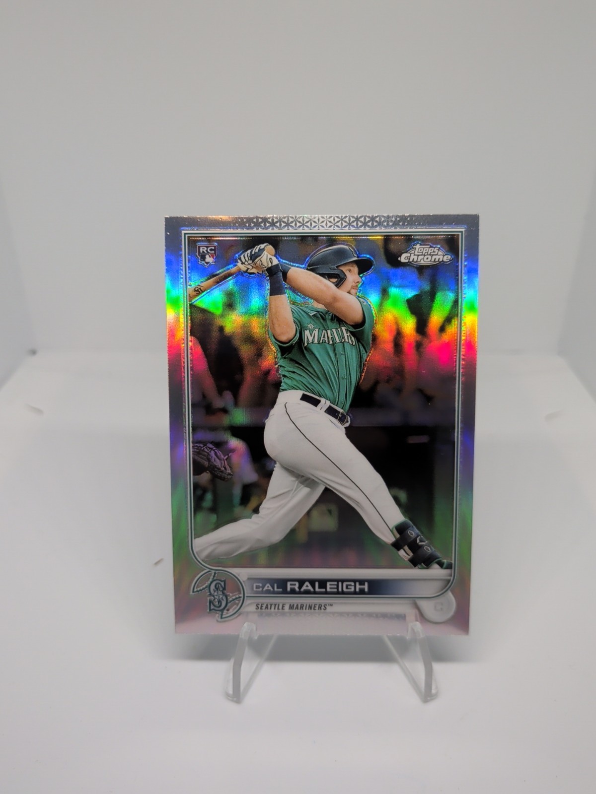 2022 Topps Chrome - Cal Raleigh #149 Refractor (RC)