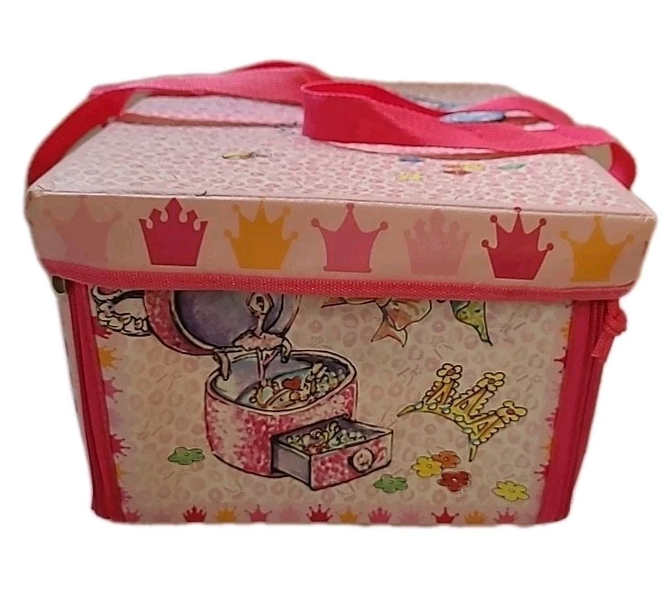 Madame Alexander Fancy Nancy Cubo con Cremallera Paisaje de Juego Caja de Almacenamiento Alfombra de Juego Estuche de Transporte Foto 3 de 4