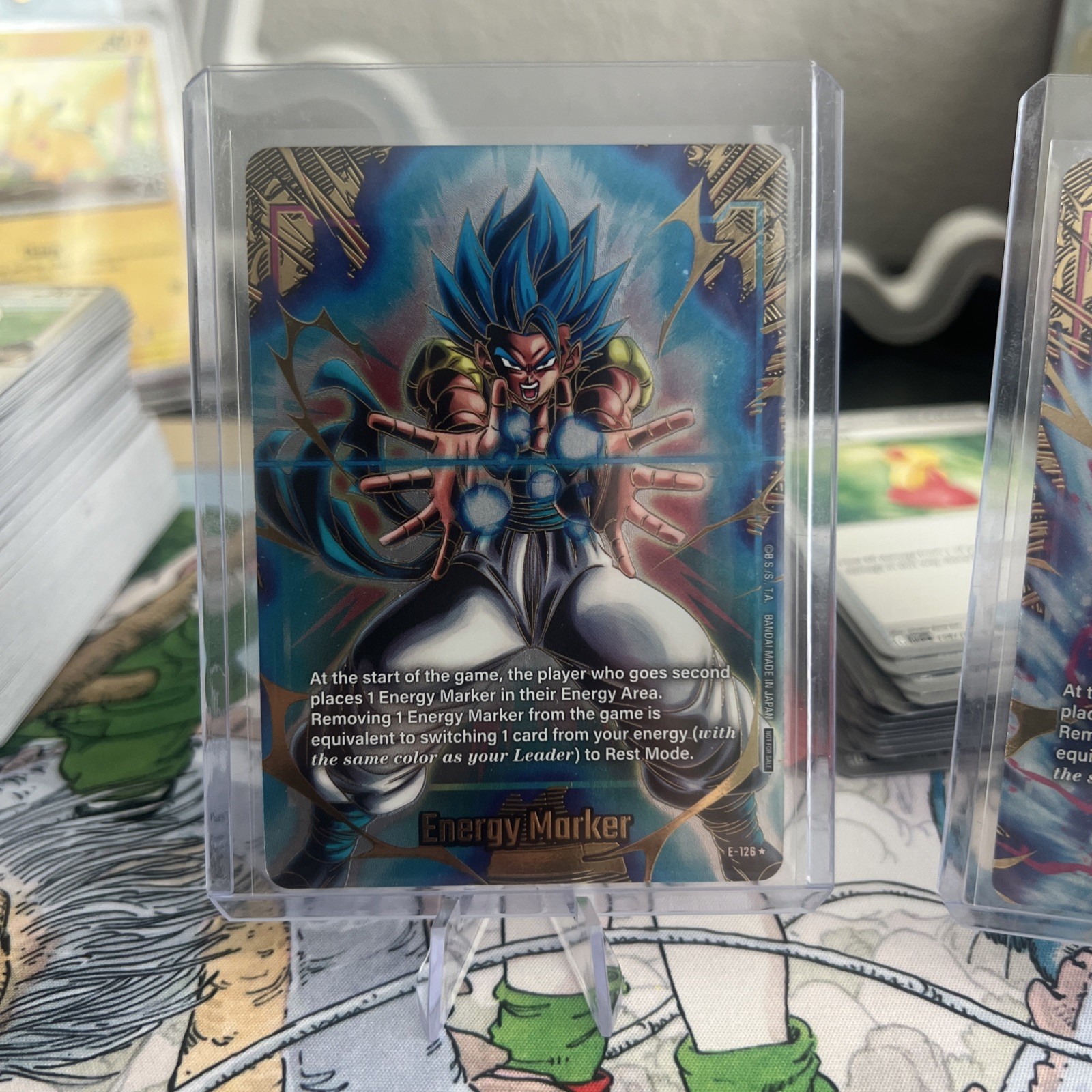 Bandai Dragon Ball Super Card Game Gogeta Energy Marker Card E-126