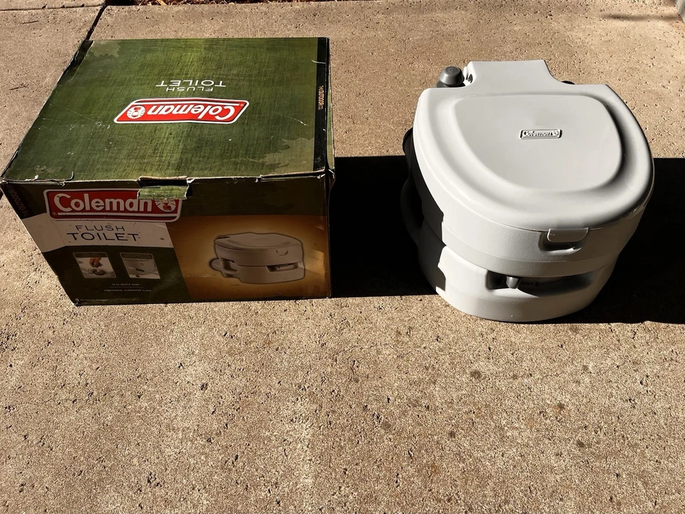 Inodoro portátil Coleman 13,3 litros equipo de camping modelo # 2000003271 Foto 2 de 4