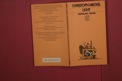 342588 Christoph Meckel LICHT Fischer Taschenbuch Verlag
