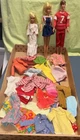 Mattel Vintage Barbie & Ken Dolls Lot with Clothing 12in 1970s