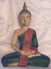 Statua Buddha Meditazione Thailandia