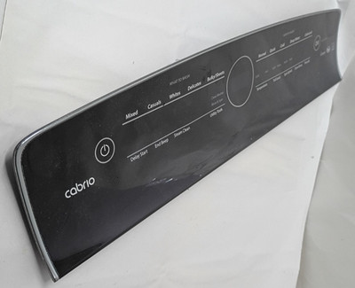 OEM Whirlpool Cabrio Washer Control Panel Console W10596697 Black