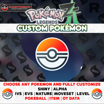   Custom Shiny Pokemon   - Pokemon Legends ZA - 6 IVS - Bundles - Alpha
