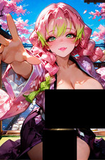 Mitsuri Kanroji Demon Slayer VIRGIN Cover Fantasy of Cosplay Comic