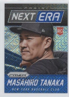 2014 Panini Prizm Next Era Blue Mojo 48/75 Masahiro Tanaka #19 Rookie RC 0a6