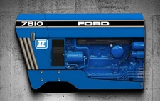 Wow!! Curved  FORD 7810 Farm  Tractor  3D Sign Advertising Farming