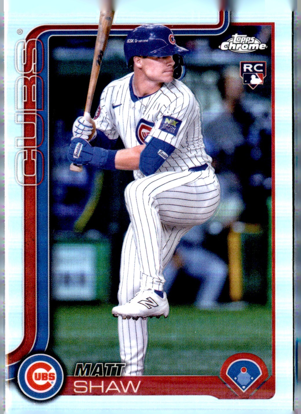 Matt Shaw 2025 Topps Chrome #219 Refractor RC