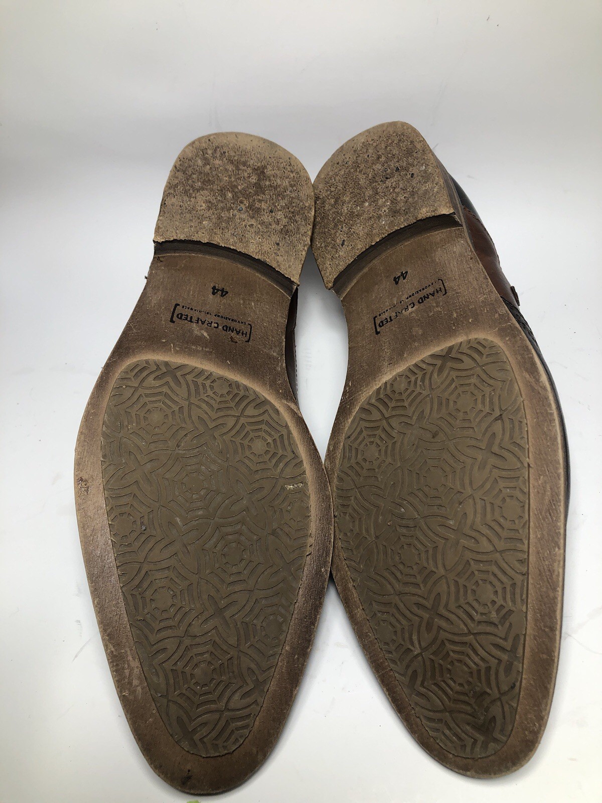 Rare Steve Madden Handmade Wingtip Shoes Men's 11 Brown Leather | Elegant & Stylish image 5