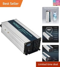 800W Pure Sine Wave Inverter 48V DC to 110V 120V AC Power Converter with LED ...