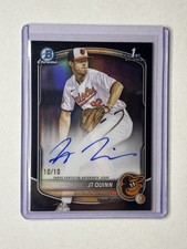 2025 Bowman Draft - Chrome Prospect Autographs JT Quinn #CPA-JQ True Black /10