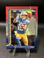 Ladd McConkey - 2025 Topps Chrome - Red/White/Blue Refractor #156
