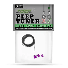 Bowmar Archery Peep Tuner Fixes Peep Rotation Easy Installation Durable Plastic