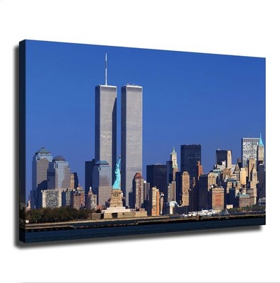 One World Trade Center Twin Towers Posters Canvas Pictures Print Wall Art 