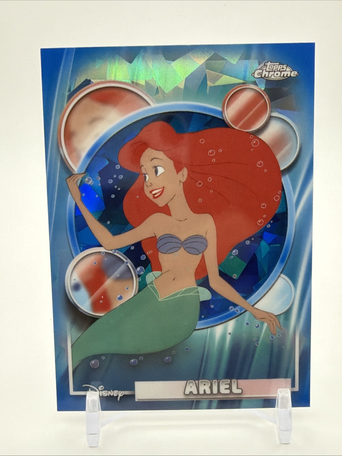 Ariel 2026 Topps Chrome Disney Sapphire Edition The Little Mermaid #106
