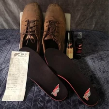 Red Wing Shoes, Sz 12, Excellent Condition, Extra inserts, Cleaner & Protector