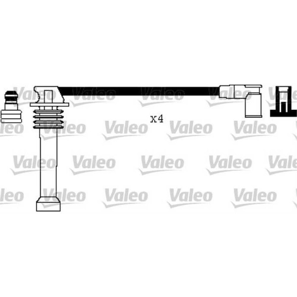 Valeo ZüNdleitungssatz ZüNdkabel Satz FüR Ford Fiesta VI Focus Turnier 1.6 16V-image