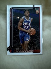 2025-26 Topps VJ Edgecombe Rookie Base #203 Philadelphia 76ers Basketball