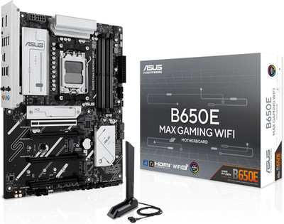 B650E MAX Gaming Wifi AMD B650 ATX Motherboard, DDR5, Pcie 5.0 Ready, 3X M.2 Slo