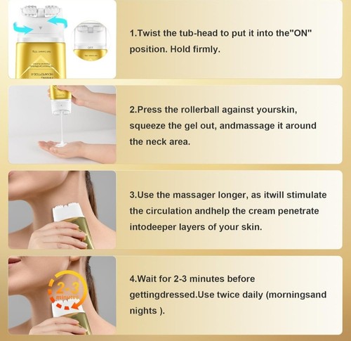 AH-8 Firming Neck Cream for Crepey Skin Body Care Contains Hexapeptide Lg 4.2 Oz - Picture 7 of 8