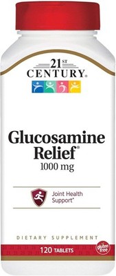 21st Century Glucosamine Sulfate 1000mg Joint Support Supplement 120 Tablets