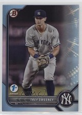 2022 Bowman Draft 1st Edition Sky Blue Foil Trey Sweeney #BD-156 0i7f