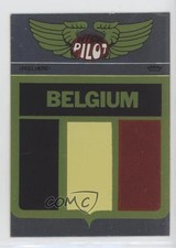 1978 Fleer Shiny Jet Set Stickers Belgium d8k
