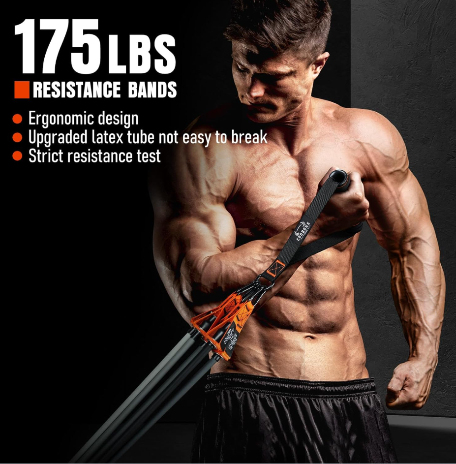 Lot De 5 élastiques De Résistance TKO Power Loop – Neufs, Pour Gym Et Musculation