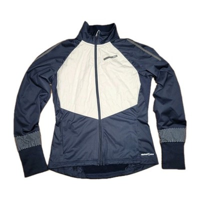 Craft Nordic Women's Sz S Ski Jacket Blaze Ash Wind Protective Warm Navy Zip Wb