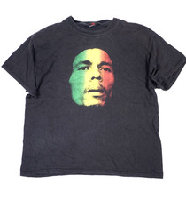 Vintage 90s Bob Marley Redemption Song T Shirt XL Rap Hip Hop Tee 1999