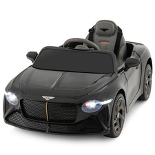 Licensed Bentley Bacalar Kids Ride on Racer Car 12V Battery LED Lights Black