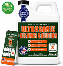 Ultrasonic Cleaner Solution Makes 8 Gallons 128 Oz Carburetor Cleaner Safe For