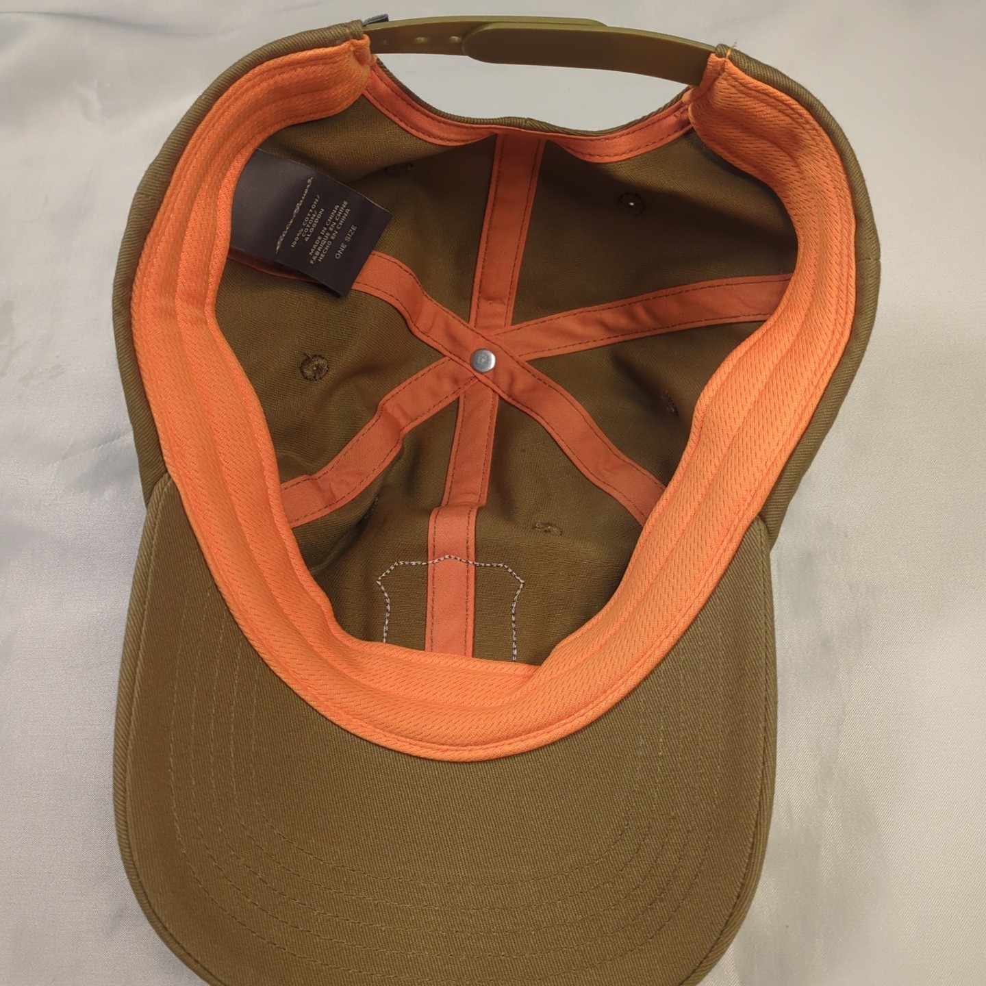 Eddie Bauer Baseball Hat Leather Patch Patch Snap… - image 5