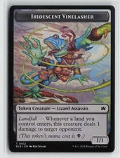 Iridescent Vinelasher Token 0012 Bloomburrow BLB MTG Magic