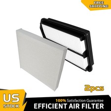 1x Engine & 1x Carbon Cabin Air Filter for Jeep Wrangler 2011 2012 2013-2017