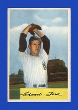 1954 Bowman Set-Break #177 Whitey Ford EX-EXMINT *GMCARDS*