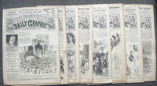 Boer War 8 Copies of the Daily Graphic January to March 1901
