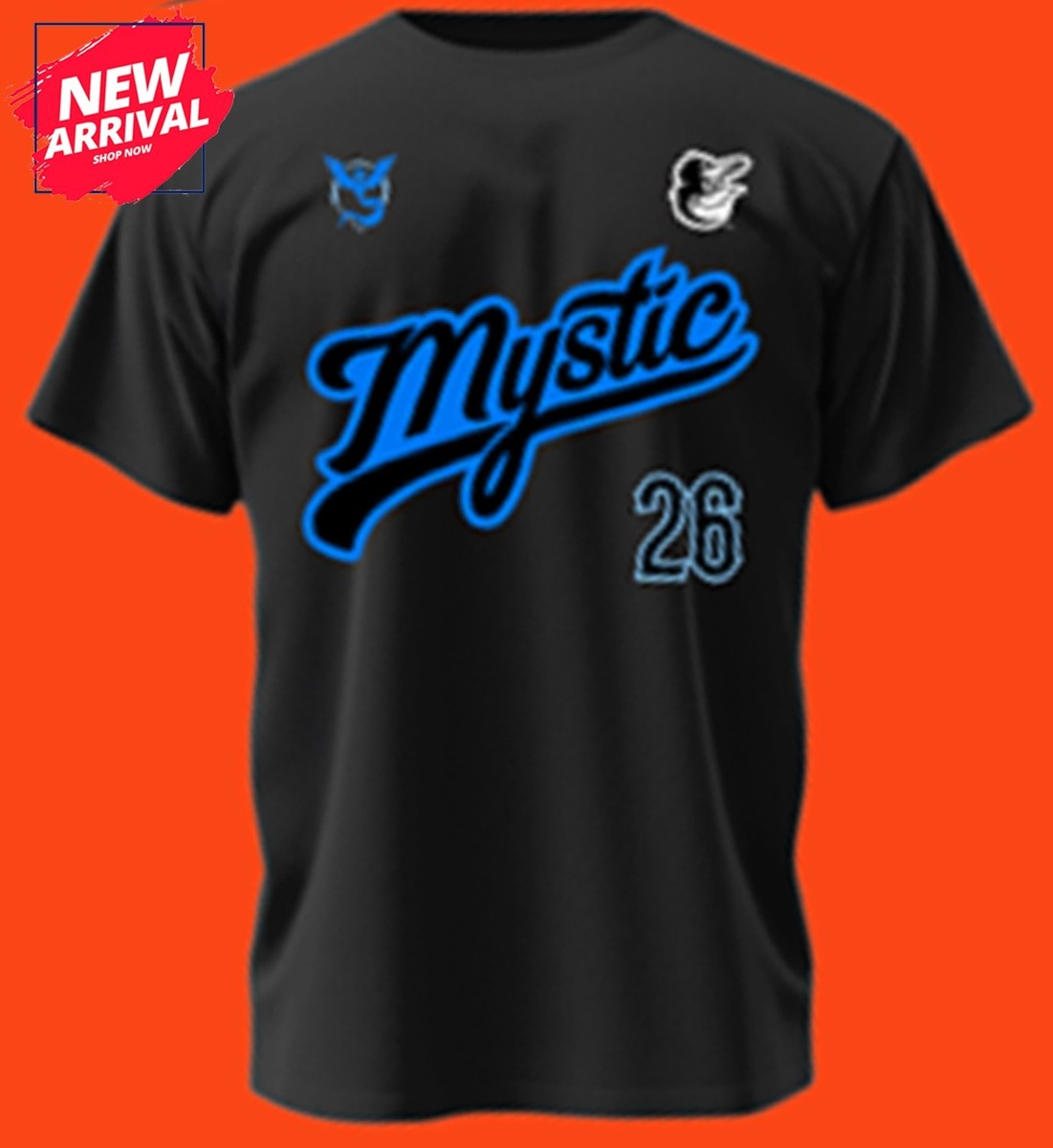 New Arrivals - Orioles P. GO Night Giveaway Mystic T-Shirt - All Size