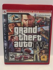 Grand Theft Auto IV 4 GTA (Playstation 3, 2008) game with manual, tested.