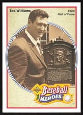 1992 Upper Deck Baseball Heroes Ted Williams Ted Williams #35 Boston Red Sox