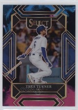 2022 Panini Select Diamond Level Cosmic Prizm Trea Turner #261 0jr6